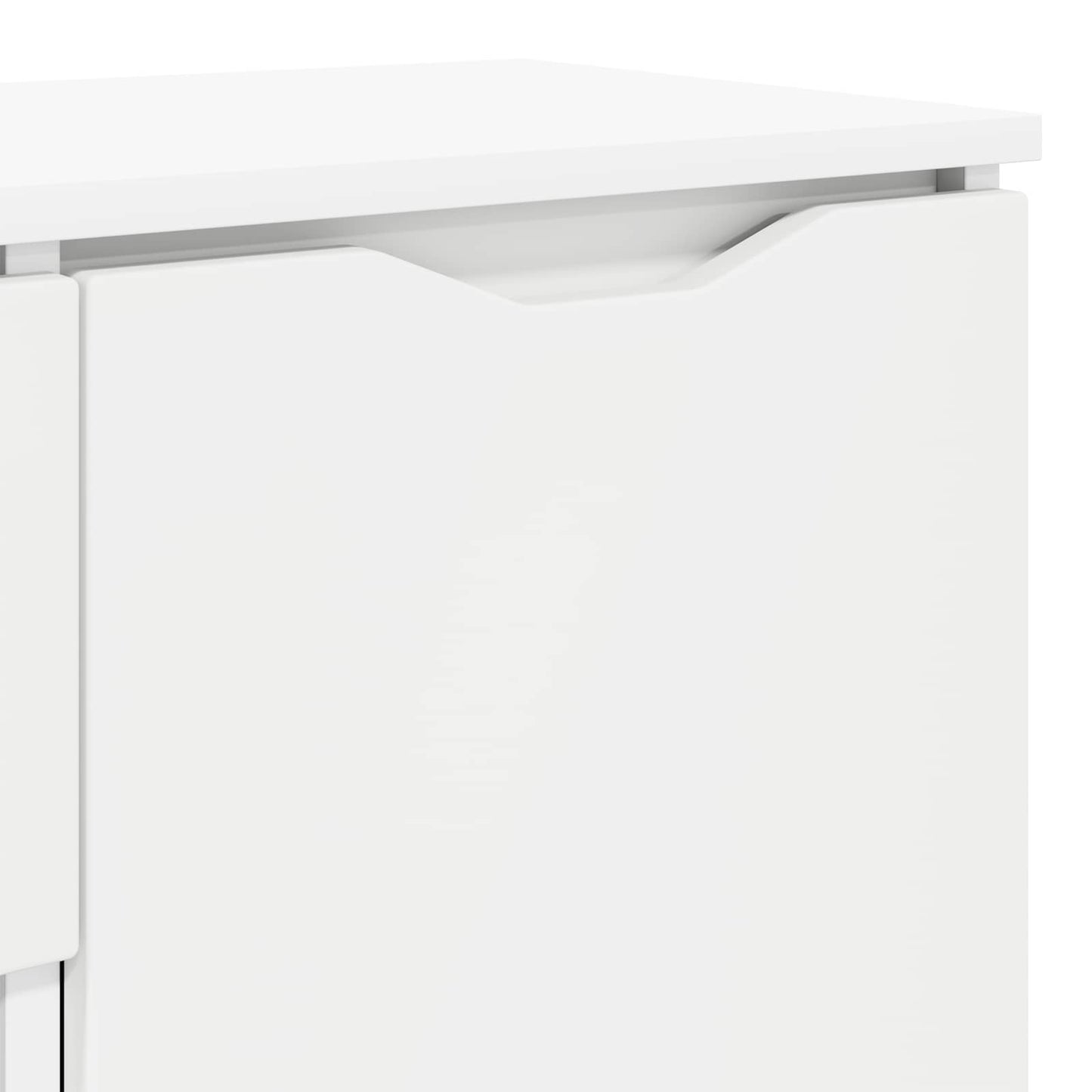 vidaXL Sideboard with Drawer White 100 x 30 x 65.6 Engineered Wood