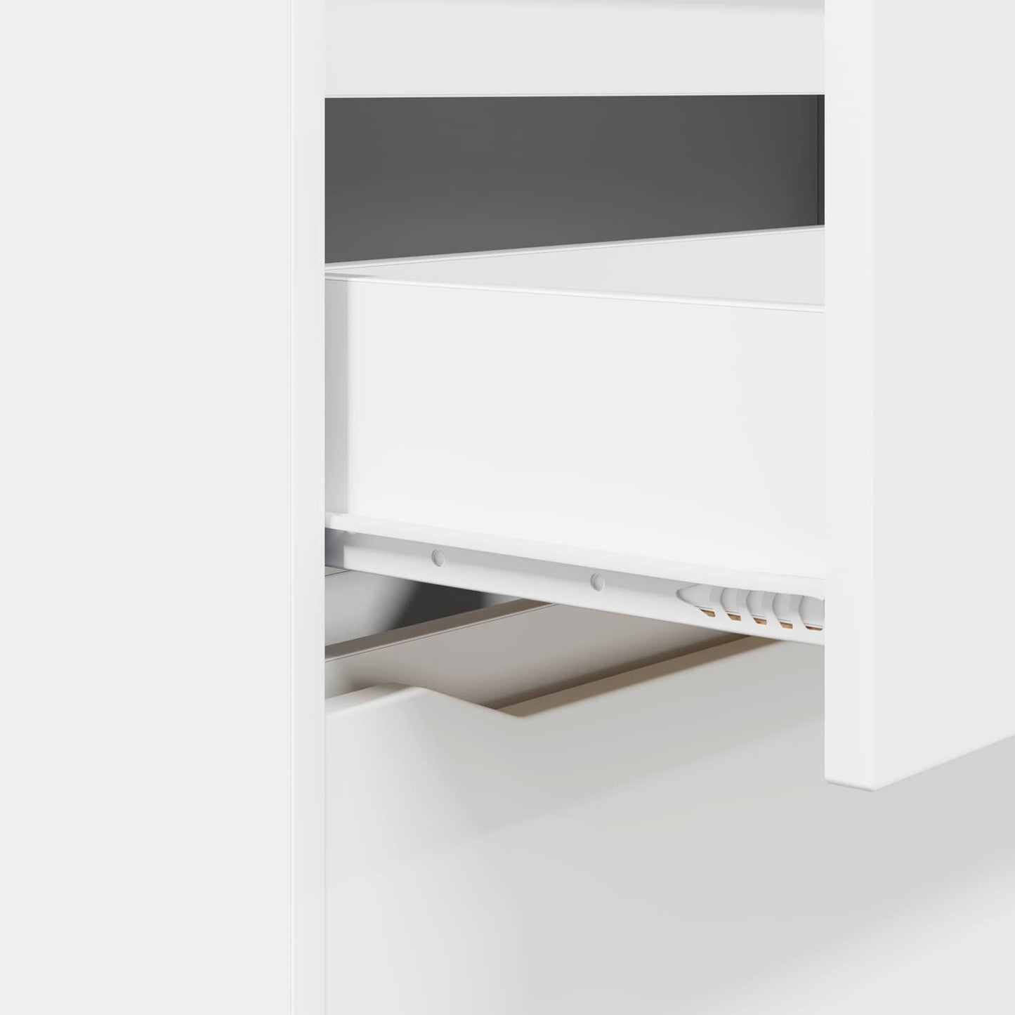 vidaXL Storage Cabinet 80 x 48 x 57 cm Engineered Wood White