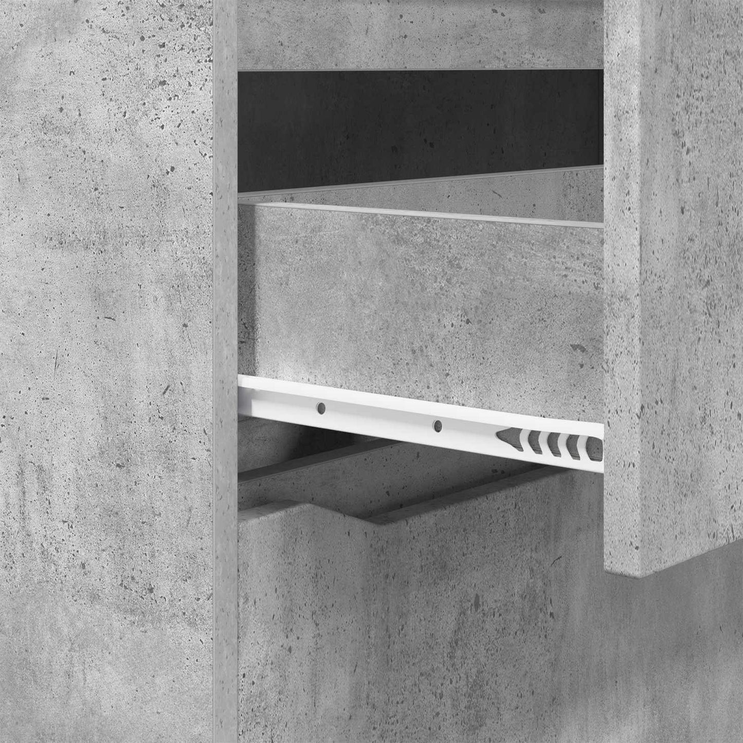 vidaXL Storage Cabinet Concrete Grey 80 x 48 x 57 cm Engineered Wood