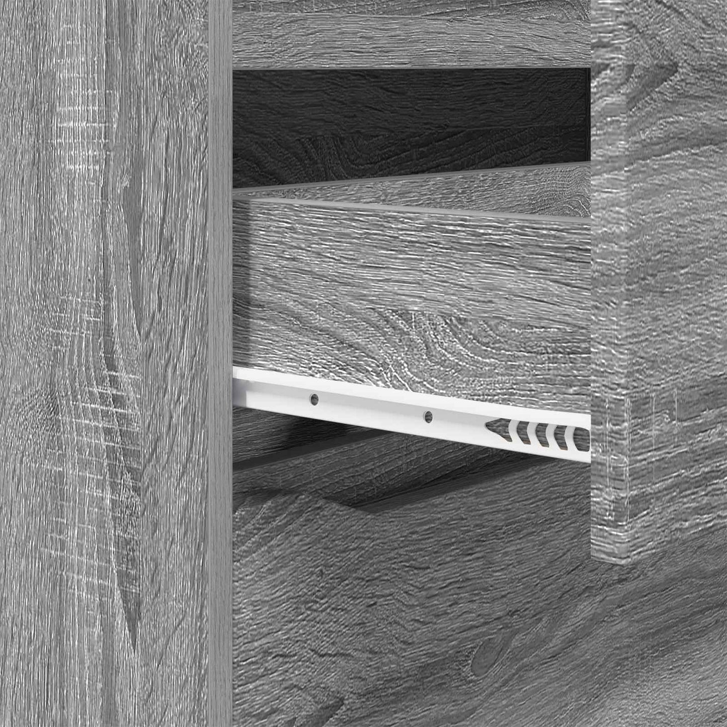 vidaXL Storage Cabinet 80 x 48 x 57 cm Engineered Wood Grey Sonoma
