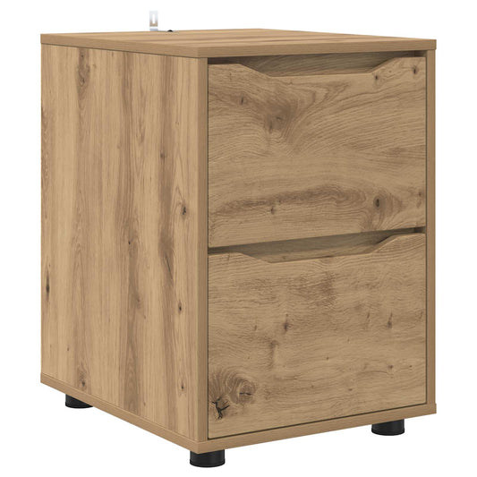 vidaXL Storage Cabinet 40 x 48 x 57 cm Engineered Wood Artisan Oak