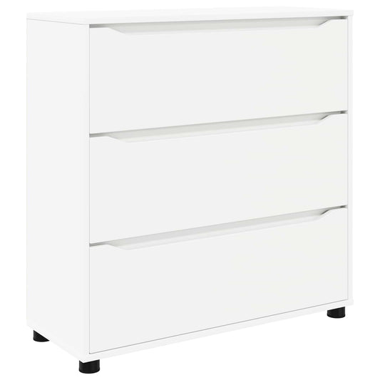 vidaXL Storage Cabinet 80 x 31 x 81 cm Engineered Wood White