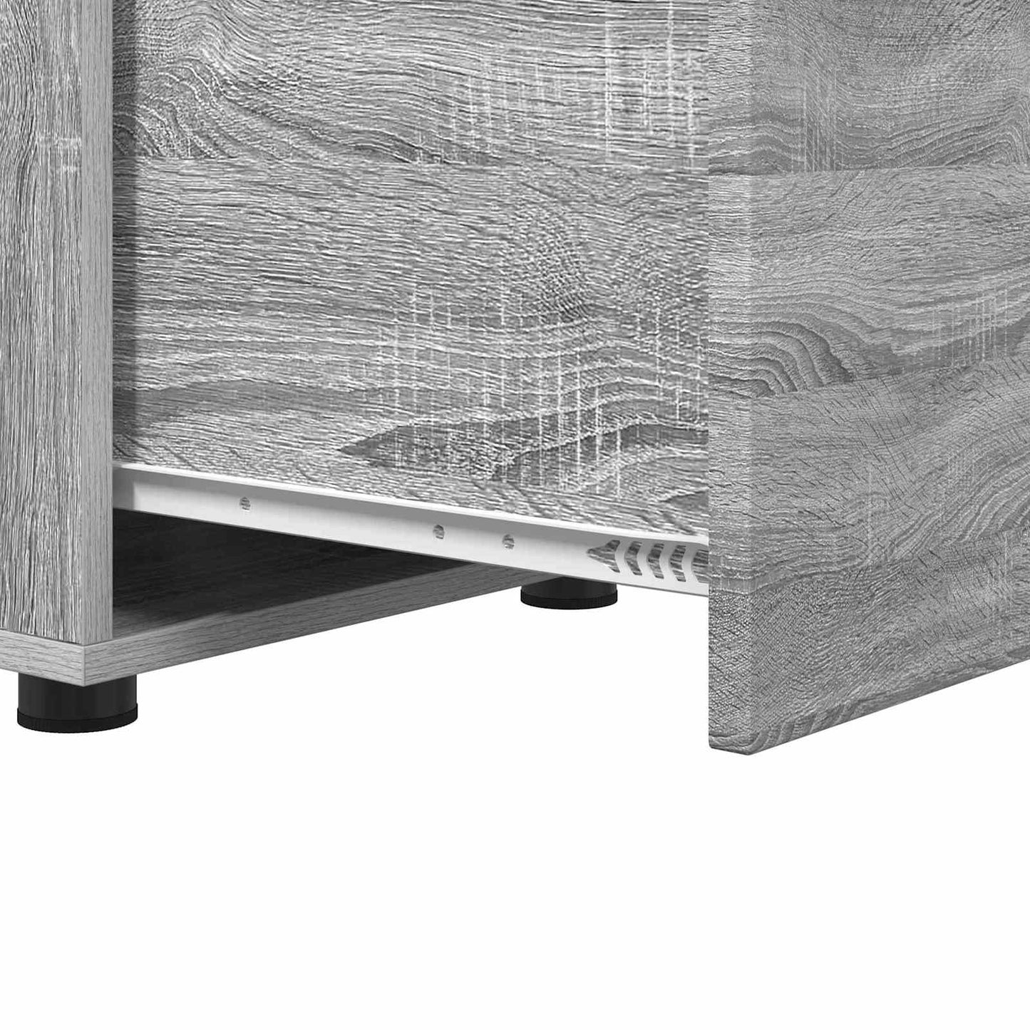 vidaXL Bathroom Cabinet 40.5 x 40 x 44 cm Engineered Wood Grey Sonoma