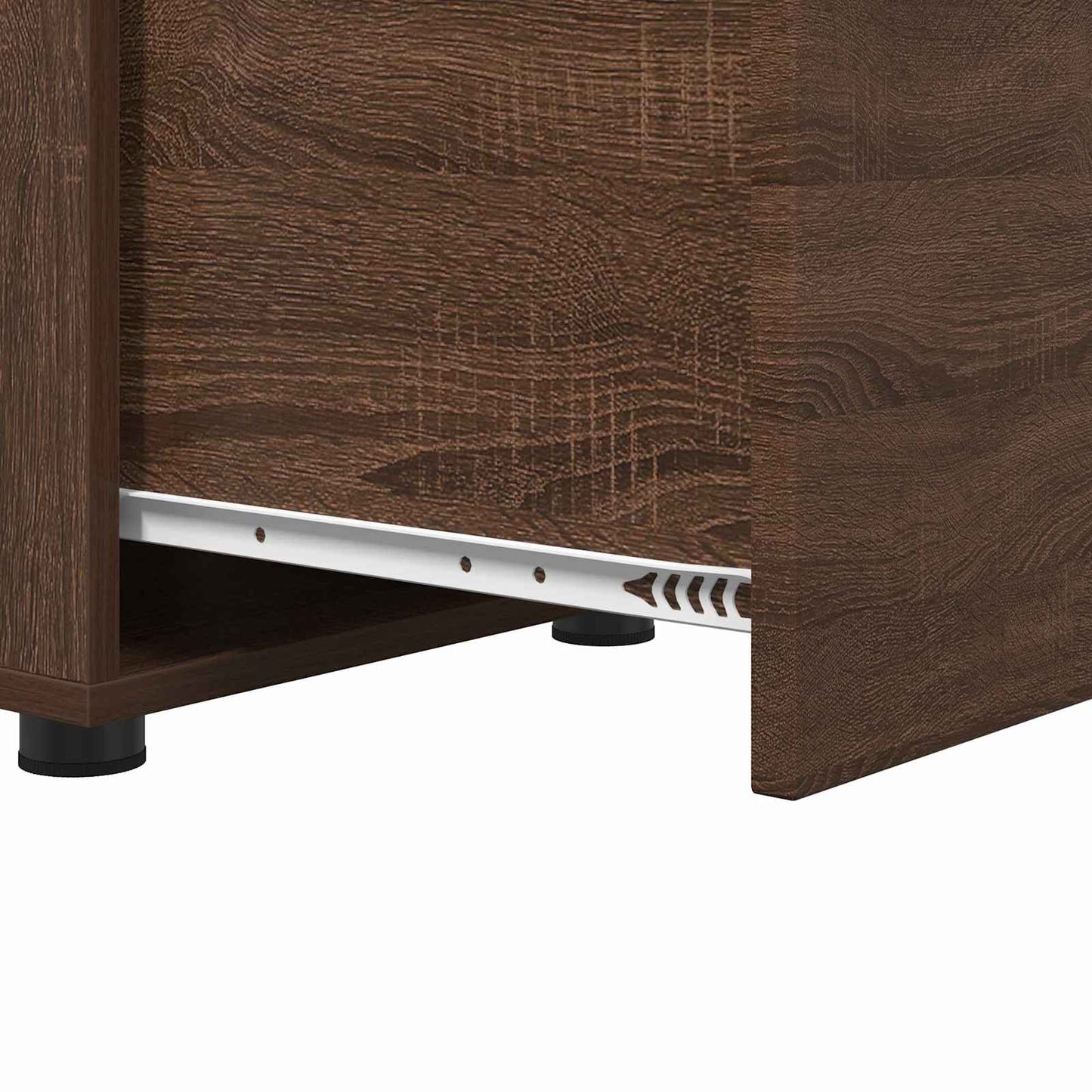 vidaXL Bathroom Cabinet 40.5 x 40 x 44 cm Engineered Wood Brown Oak