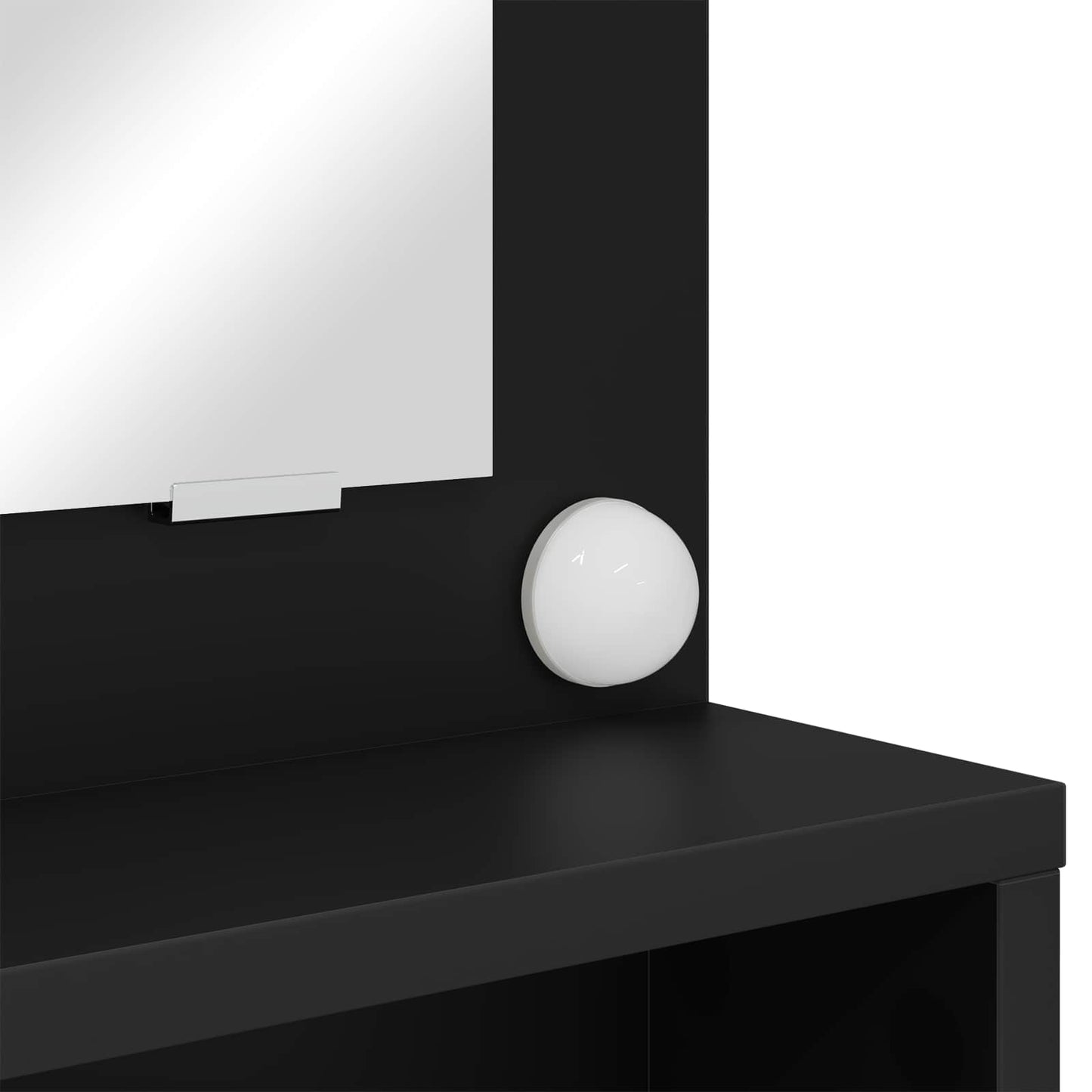 vidaXL Bedroom Dressing Tables with Drawer Black 80 x 39.6 x 135 cm