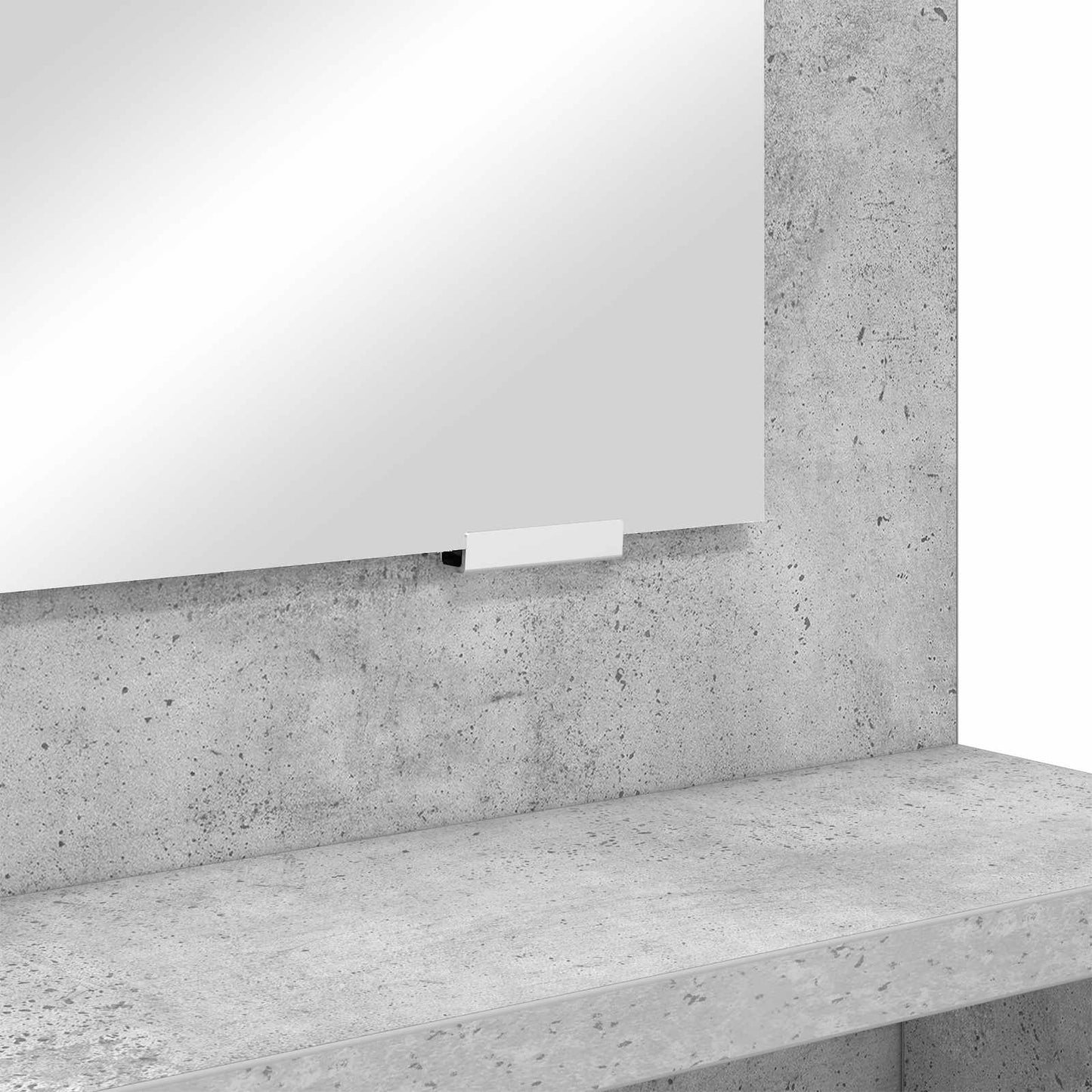 vidaXL Bedroom Dressing Tables Concrete Grey 80 x 39.6 x 135 cm