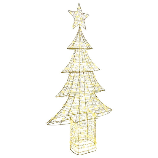 vidaXL Christmas Tree with 240 LEDs Warm white 181 cm PET