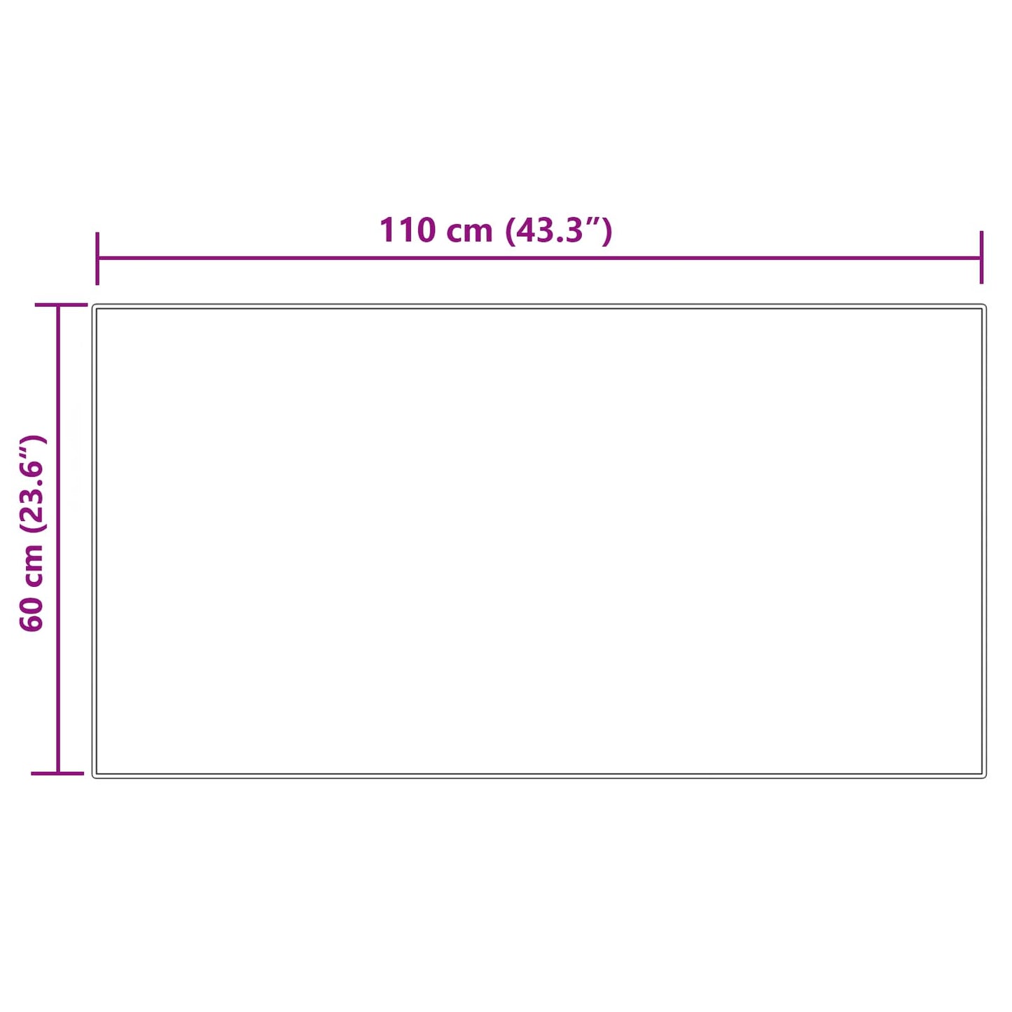 vidaXL Faux Sheepskin Rug TAFALLA Cream 60 x 110 cm Polyester