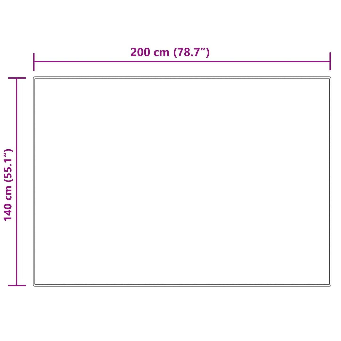 vidaXL Faux Sheepskin Rug TAFALLA Cream 140 x 200 cm Polyester