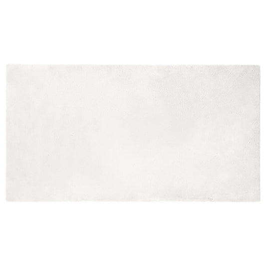 vidaXL Anti-Slip Faux Rabbit Fur Rug OLITE White 80 x 150 cm Polyester