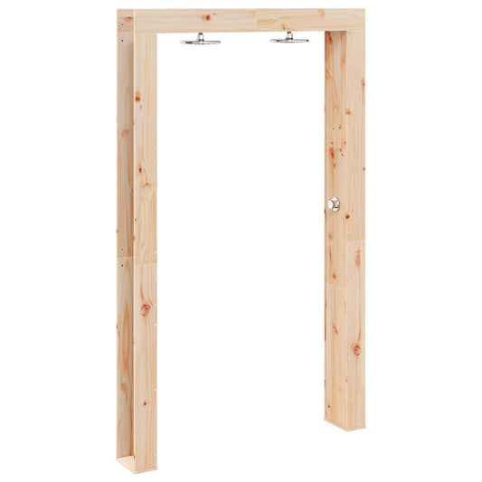 vidaXL Outdoor Shower Natural 137 x 23 x 226 cm Solid Pine Wood