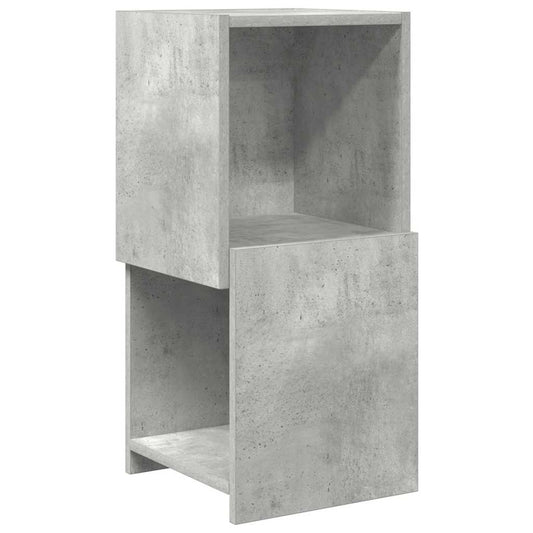 vidaXL Corner Cabinet Concrete Grey 30.5x30x65cm Engineered Wood