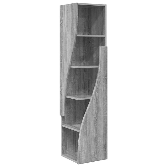 vidaXL Corner Cabinet 32x32x140cm Engineered Wood Grey Sonoma
