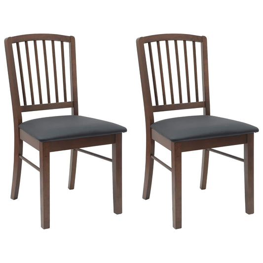 vidaXL Dining Chairs 2 pcs Light Brown 50 x 52.5 x 91 cm