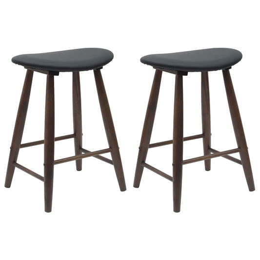 vidaXL Dining Chairs 2 pcs Light Brown 46 x 37 x 63 cm