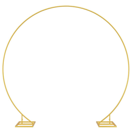 vidaXL Wedding Arch Gold 220 x 45 x 200 cm Steel