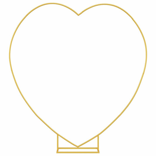 vidaXL Wedding Arch Gold 195 x 35 x 211 cm Steel