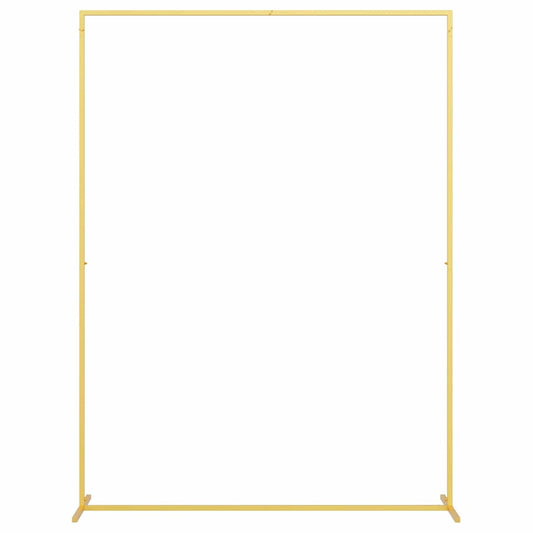 vidaXL Wedding Arch Gold 150 x 49.5 x 200 cm Steel