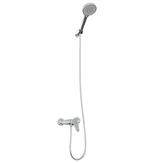 vidaXL Shower Head Set Chrome G 1 / 2 inches