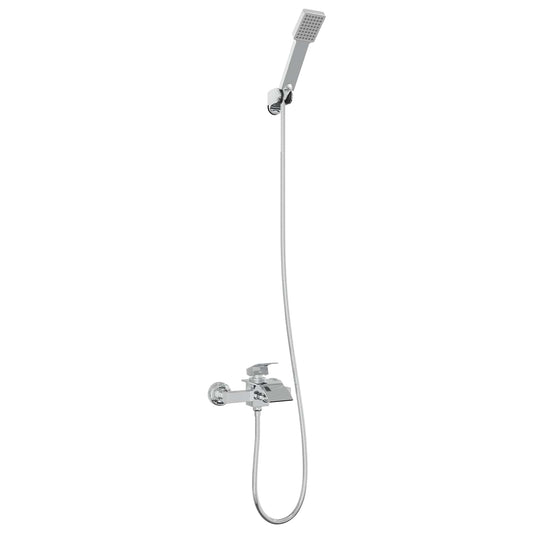 vidaXL Shower Head Set Chrome G 1 / 2 inches
