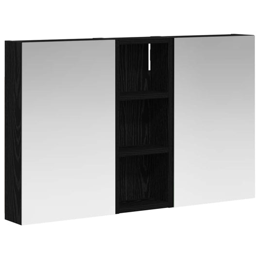vidaXL Bathroom Cabinet Set 3 pcs 80 x 10.5 x 50 cm Engineered wood