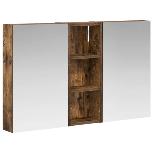 vidaXL Bathroom Cabinet Set 3 pcs 80 x 10.5 x 50 cm Engineered wood