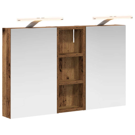 vidaXL Bathroom Cabinet Set 3 pcs 80 x 10.5 x 50 cm Engineered wood