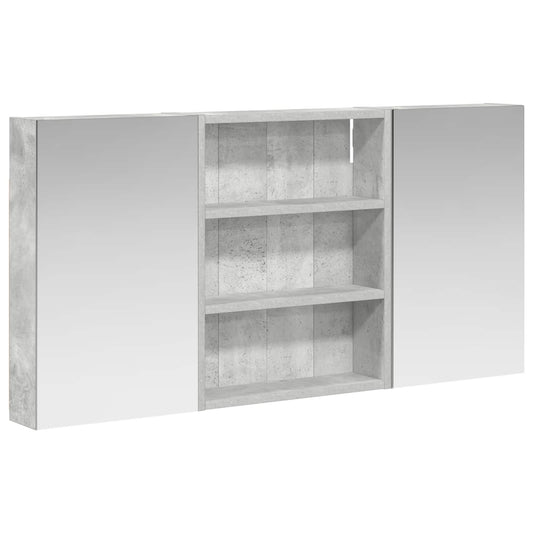 vidaXL Bathroom Cabinet Set 3 pcs 100 x 10.5 x 50 cm Engineered wood