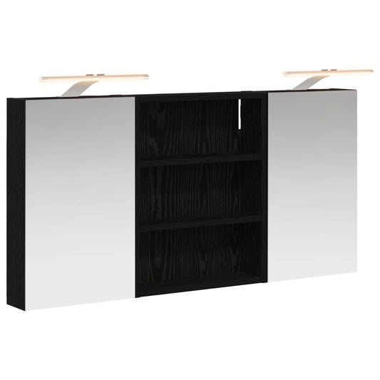 vidaXL Bathroom Cabinet Set 3 pcs 100 x 10.5 x 50 cm Engineered wood