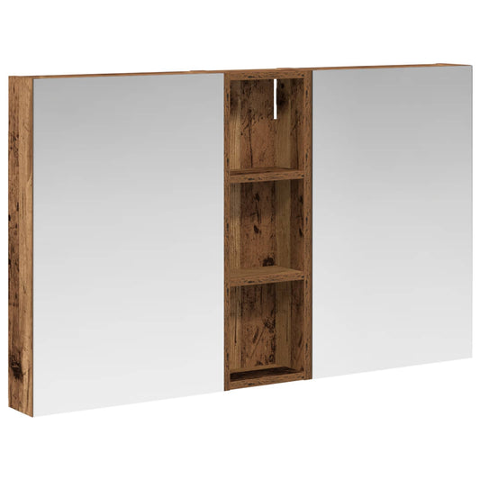 vidaXL Bathroom Cabinet Set 3 pcs 100 x 10.5 x 60.5 cm Engineered wood