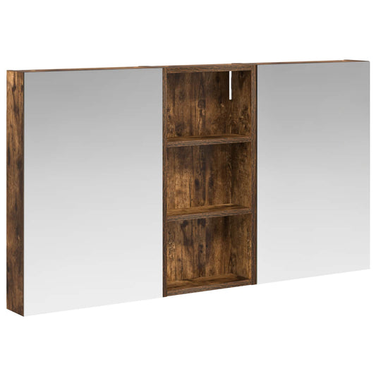 vidaXL Bathroom Cabinet Set 3 pcs 110 x 10.5 x 60.5 cm Engineered wood