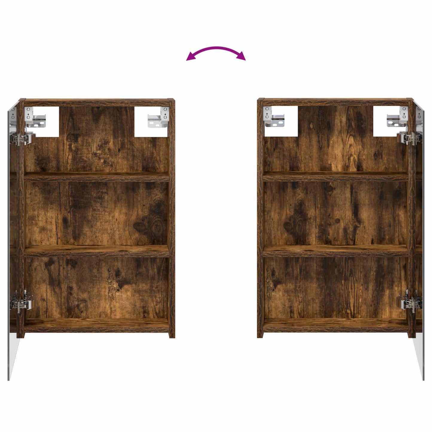 vidaXL Bathroom Cabinet Set 3 pcs 110 x 10.5 x 60.5 cm Engineered wood
