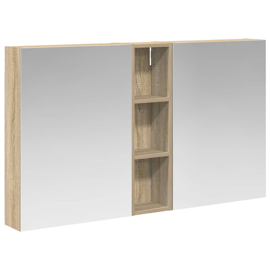 vidaXL Bathroom Cabinet Set 3 pcs 120 x 14.5 x 70 cm Engineered wood