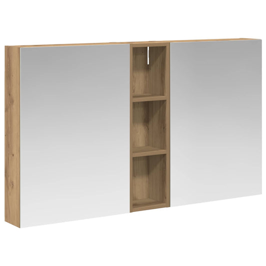 vidaXL Bathroom Cabinet Set 3 pcs 120 x 14.5 x 70 cm Engineered wood