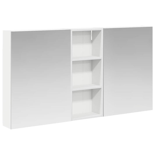 vidaXL Bathroom Cabinet Set 3 pcs 130 x 14.5 x 70 cm Engineered wood