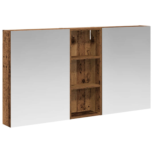 vidaXL Bathroom Cabinet Set 3 pcs 130 x 14.5 x 70 cm Engineered wood