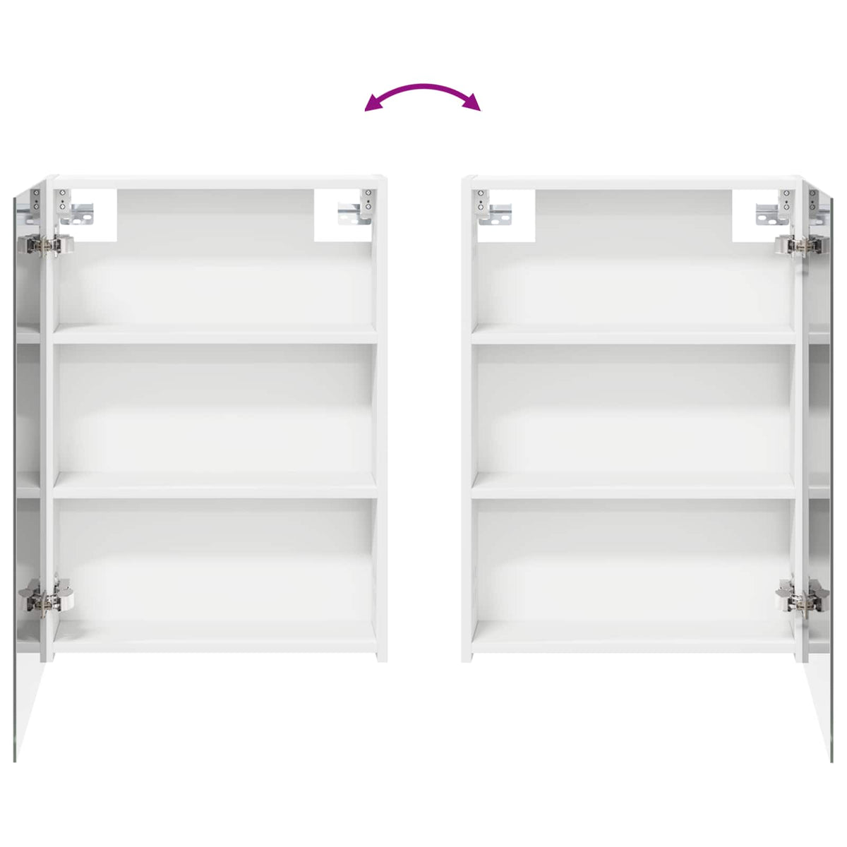 vidaXL Bathroom Cabinet Set 3 pcs 140 x 14.5 x 70 cm Engineered wood