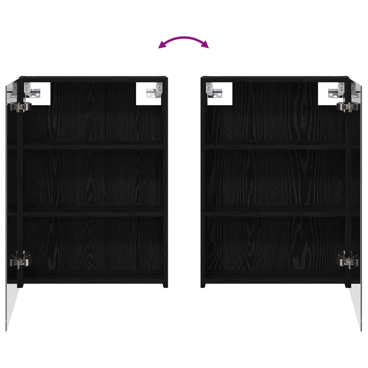 vidaXL Bathroom Cabinet Set 3 pcs 140 x 14.5 x 70 cm Engineered wood