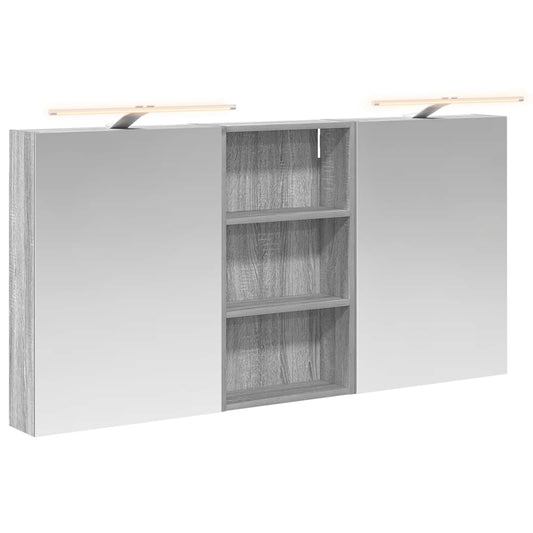vidaXL Bathroom Cabinet Set 3 pcs 140 x 14.5 x 70 cm Engineered wood