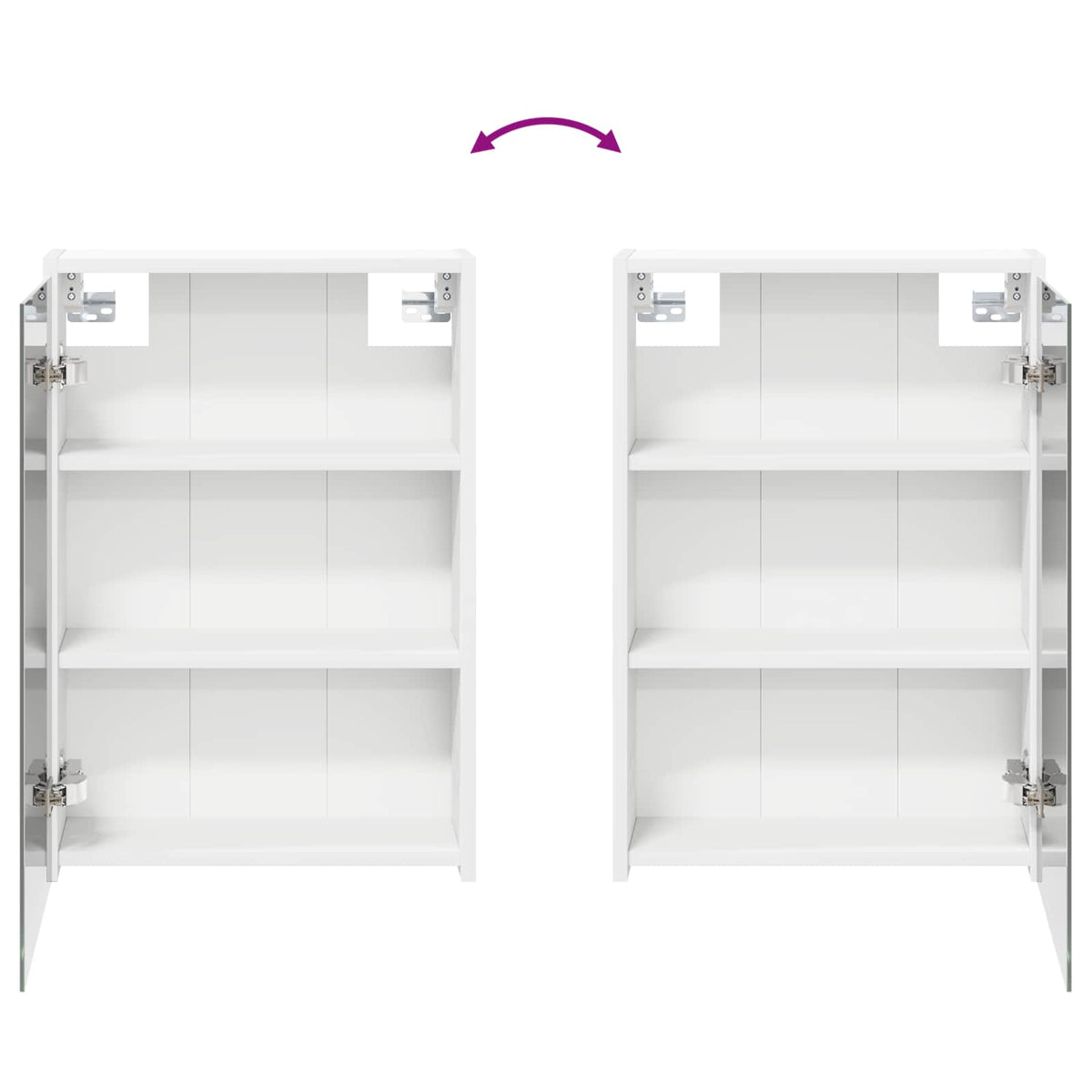 vidaXL Bathroom Cabinet Set 3 pcs 116 x 16 x 62.5 cm Engineered wood
