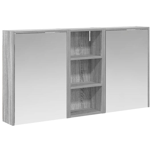 vidaXL Bathroom Cabinet Set 3 pcs 116 x 16 x 62.5 cm Engineered wood
