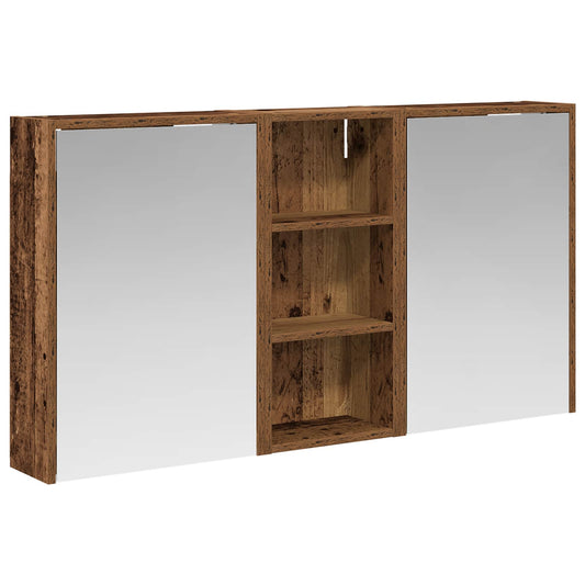 vidaXL Bathroom Cabinet Set 3 pcs 116 x 16 x 62.5 cm Engineered wood