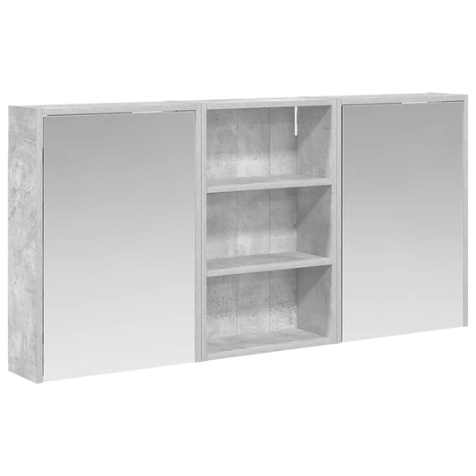vidaXL Bathroom Cabinet Set 3 pcs 126 x 16 x 62.5 cm Engineered wood