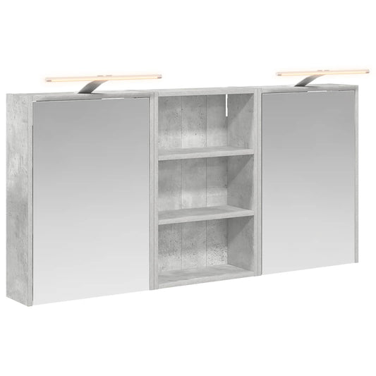 vidaXL Bathroom Cabinet Set 3 pcs 126 x 16 x 62.5 cm Engineered wood