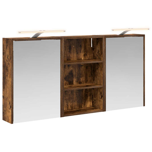vidaXL Bathroom Cabinet Set 3 pcs 126 x 16 x 62.5 cm Engineered wood
