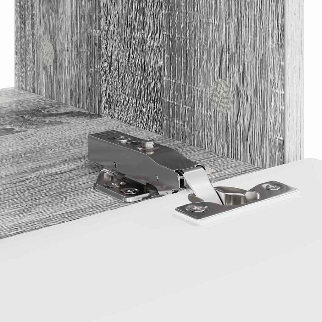vidaXL TV Wall Cabinet 2 pcs Grey Sonoma 39 x 31 x 29.5 cm