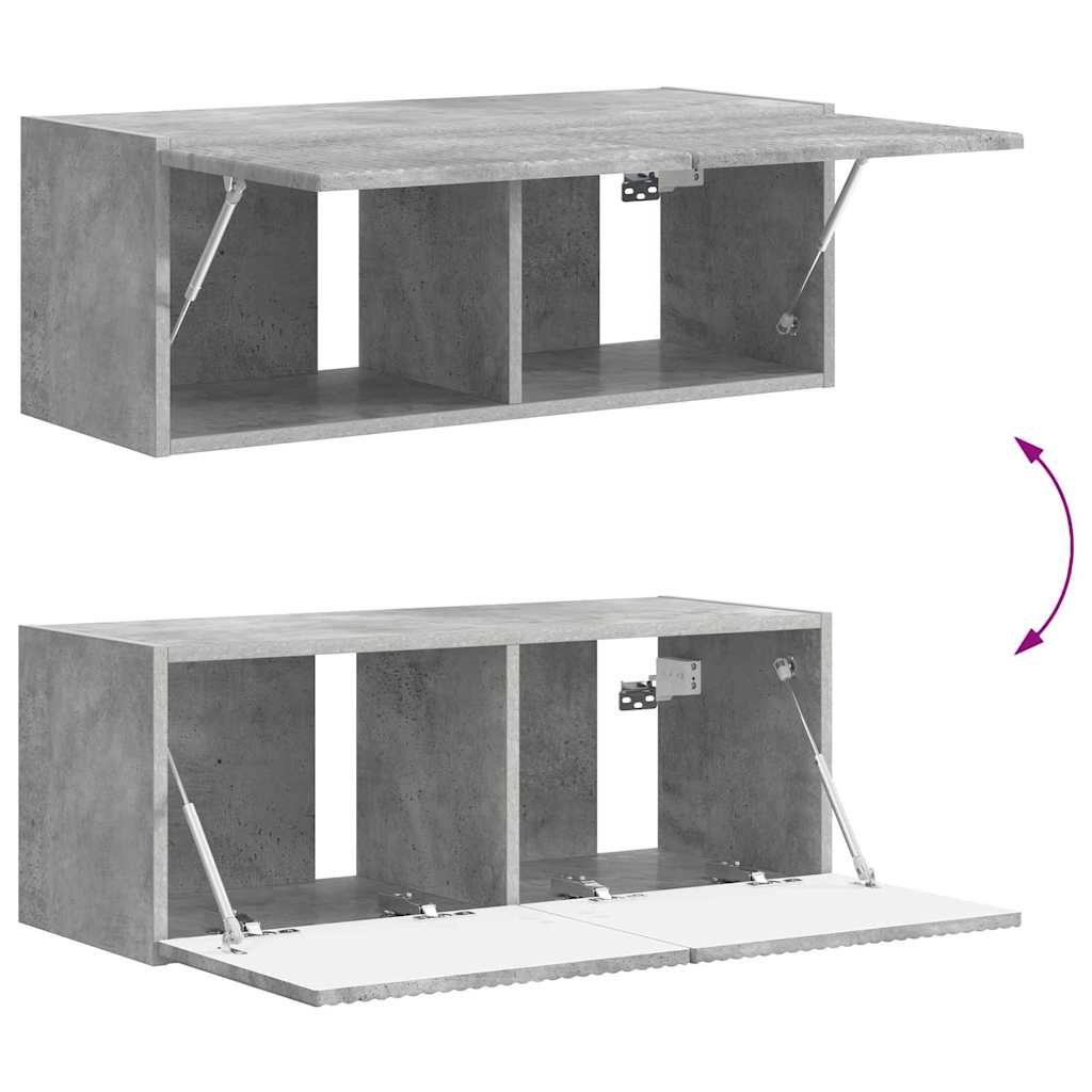 vidaXL TV Wall Cabinet Concerte 78.5 x 31 x 29.5 cm Engineered Wood
