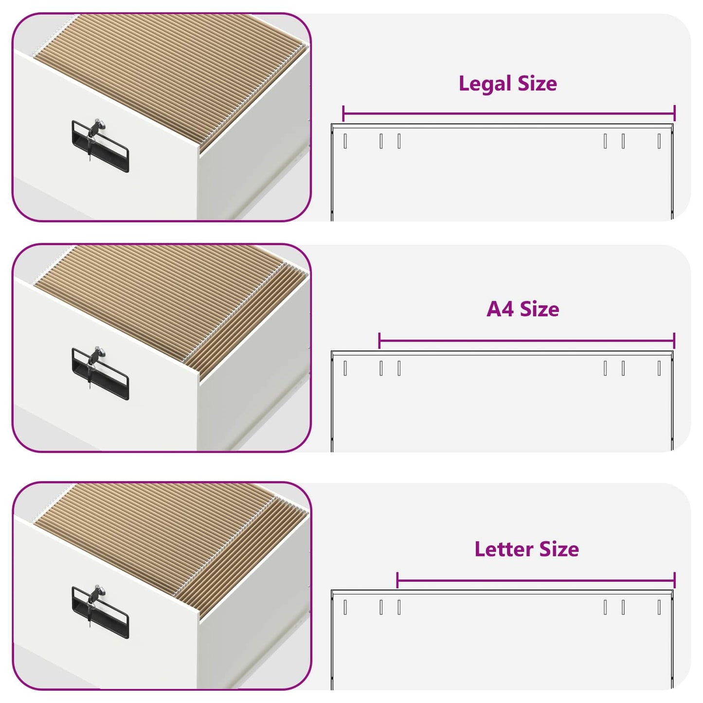 vidaXL File Cabinet Anthracite 45.5 x 42 x 106.5 cm Cold-Rolled Steel