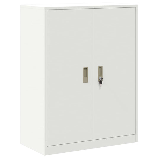 vidaXL Storage Cabinet White 80 x 40 x 105 cm Steel