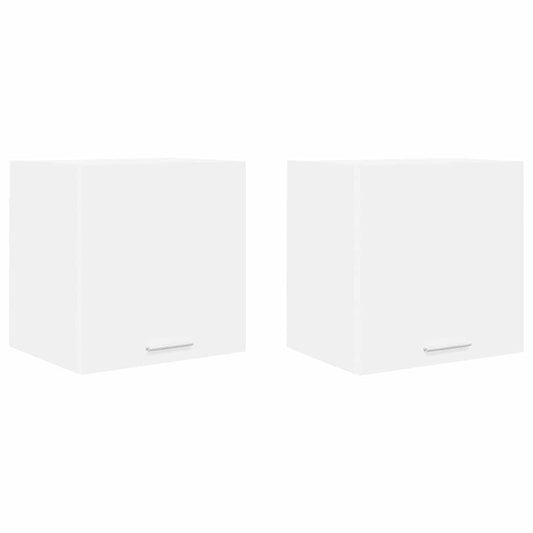 vidaXL Hanging Cabinet 2 pcs White 40 x 31 x 40 cm Engineered Wood